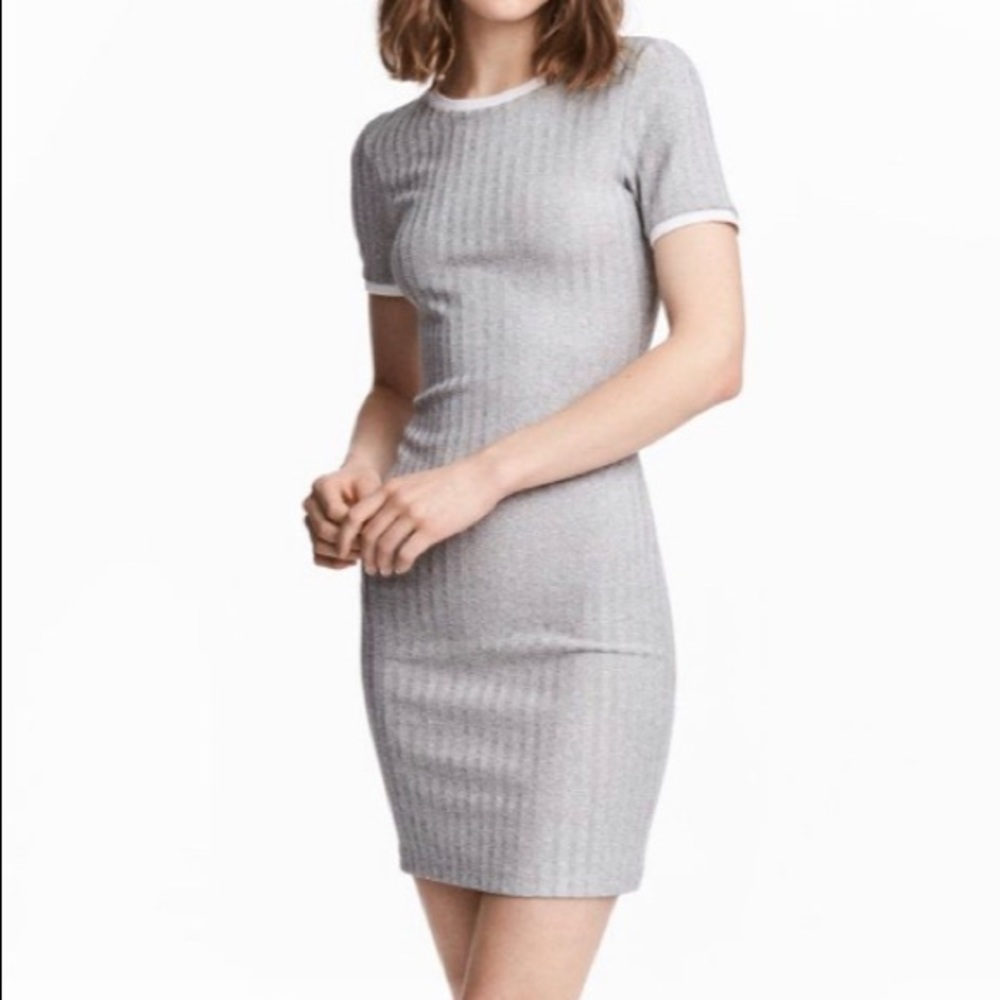 H&M | Bodycon Ribbed Dress